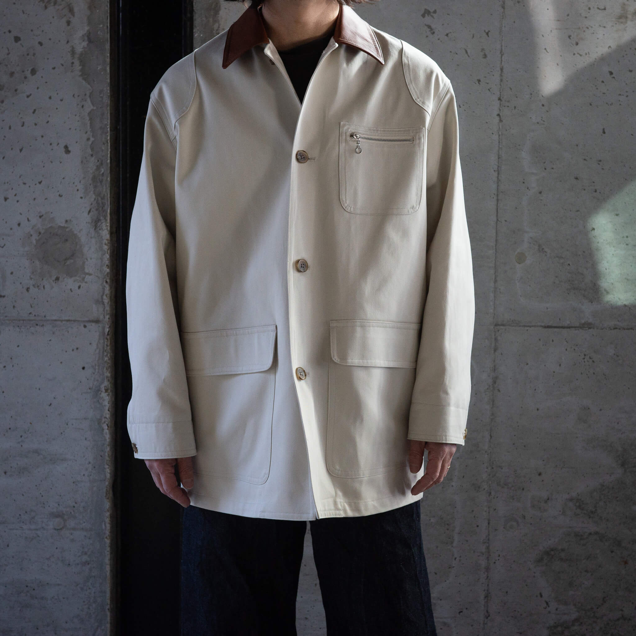 BISOWN(ビソウン)/COTTON GABA HUNTING JACKET – PEAU DE L'OURS