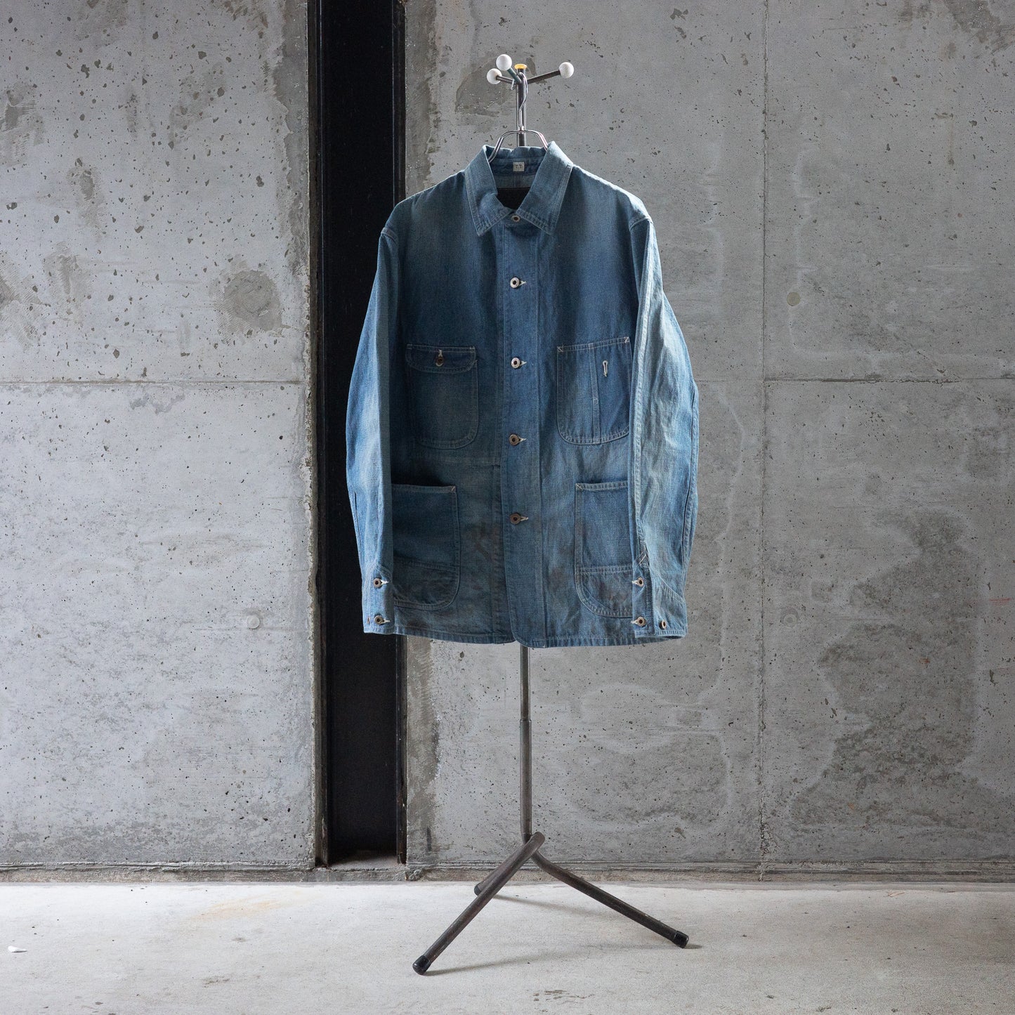 T.T Taiga Takahashi(ティー・ティー/タイガ タカハシ)/Lot.716 Damaged Coverall Jacket With Chinstrap