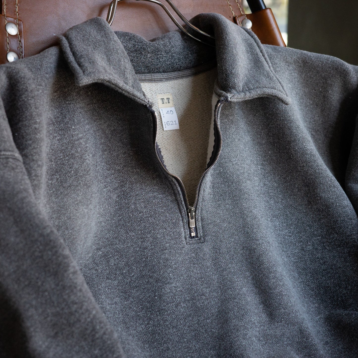 T.T Taiga Takahashi(ティー・ティー/タイガ タカハシ)/Lot.621 Half Zip S/S Sweat Shirts