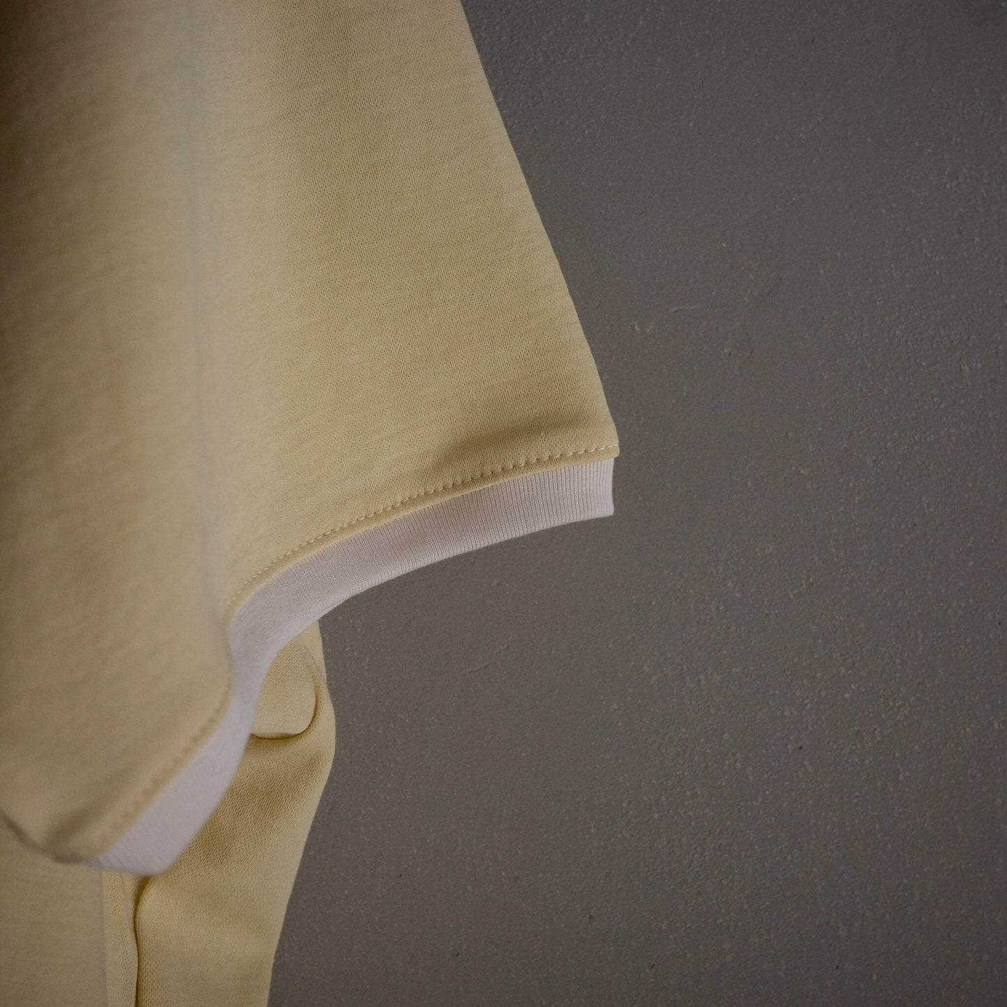 BISOWN(ビソウン)/PIMA MOKLODI RINGER TEE YELLOW×WHITE