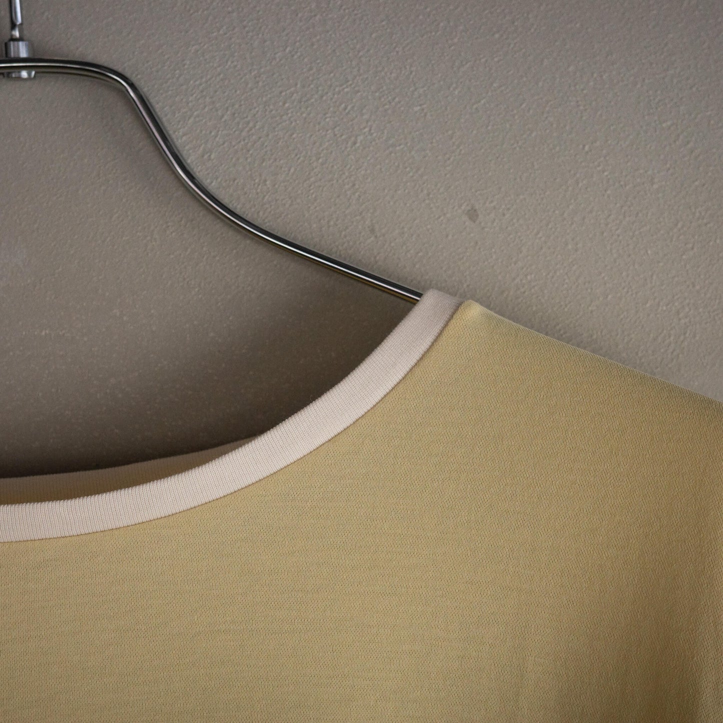 BISOWN(ビソウン)/PIMA MOKLODI RINGER TEE YELLOW×WHITE