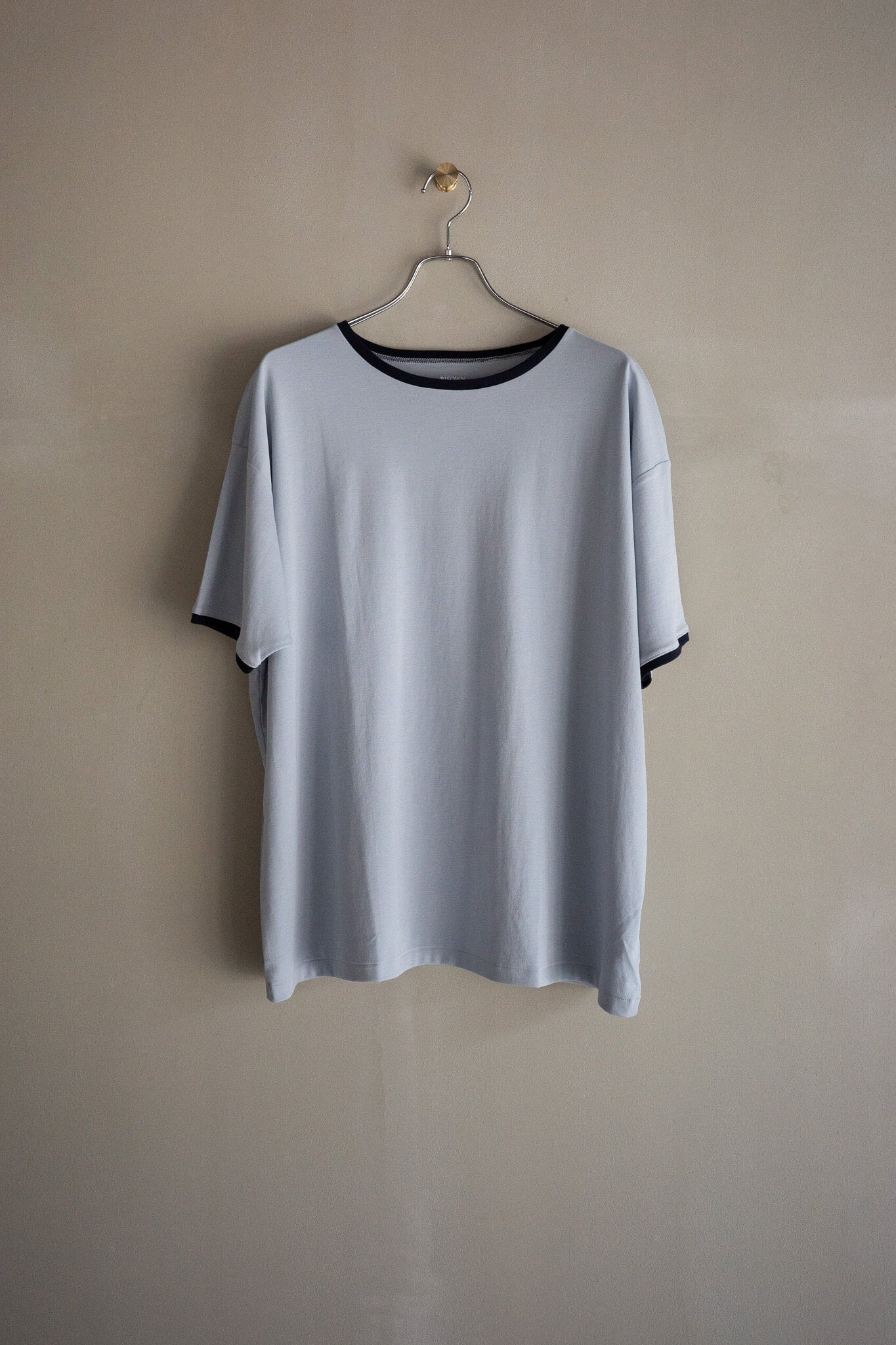 BISOWN(ビソウン)/PIMA MOKLODI RINGER TEE SMOKE BLUE×NAVY