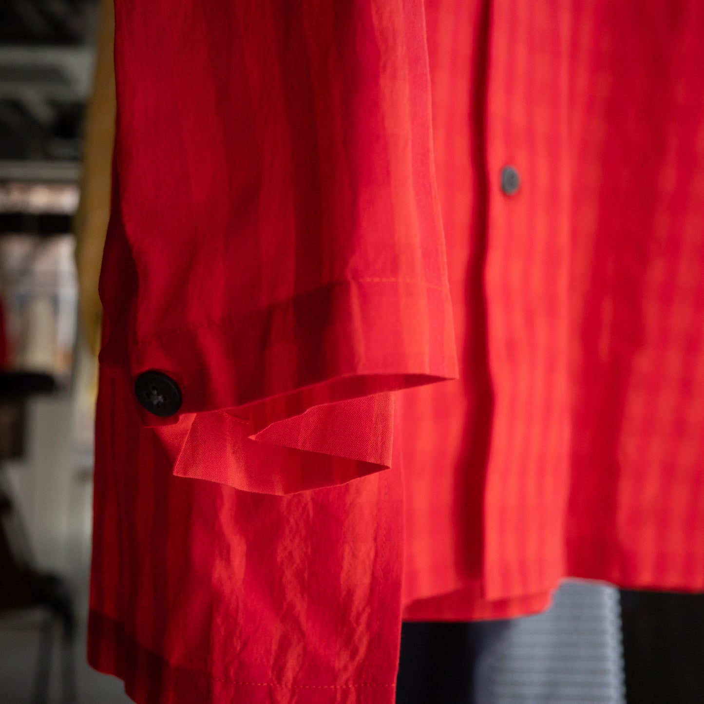 BISOWN(ビソウン)/COTTON HIDDEN CHECK SLEEPING SHIRTSJACKET RC