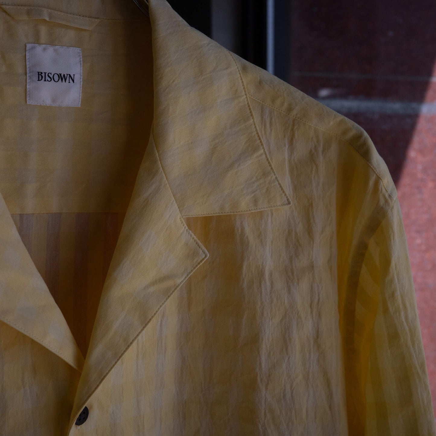 BISOWN(ビソウン)/COTTON HIDDEN CHECK SLEEPING SHIRTSJACKET YC