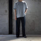 BISOWN(ビソウン)/PIMA MOKLODI RINGER TEE SMOKE BLUE×NAVY