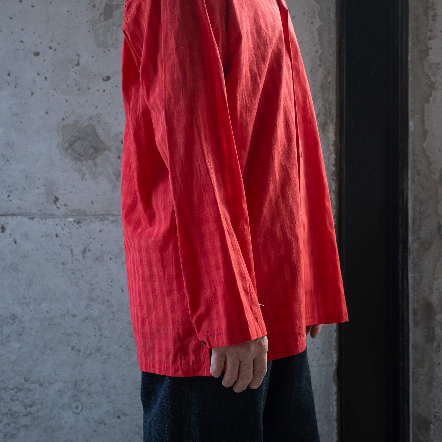 BISOWN(ビソウン)/COTTON HIDDEN CHECK SLEEPING SHIRTSJACKET RC