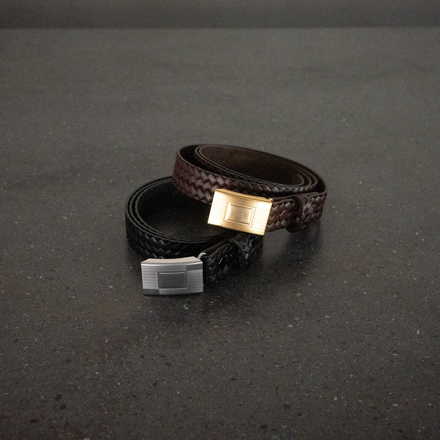 T.T Taiga Takahashi(ティー・ティー/タイガ タカハシ)/Lot.021 Basketweave Pattern Belt