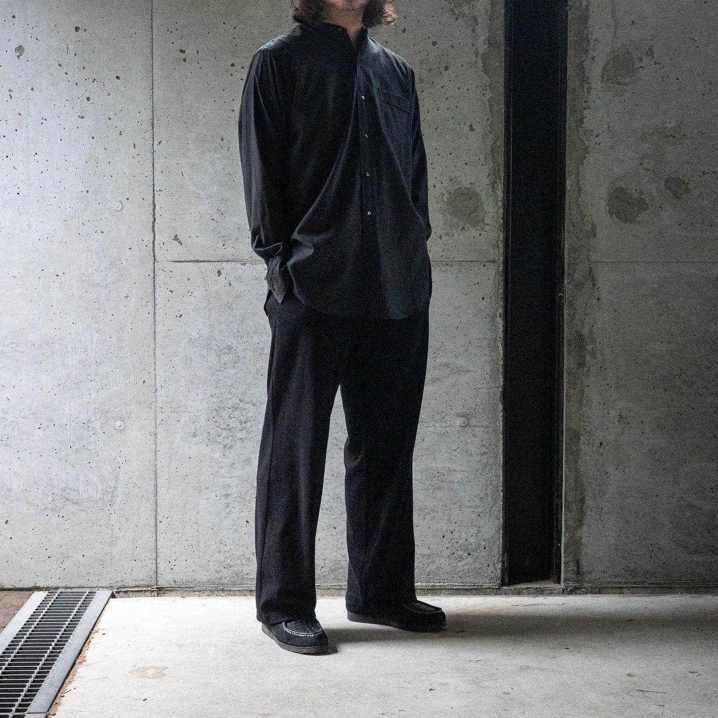T.T Taiga Takahashi(ティー・ティー/タイガ タカハシ)/Lot.104 Band Collar Shirt
