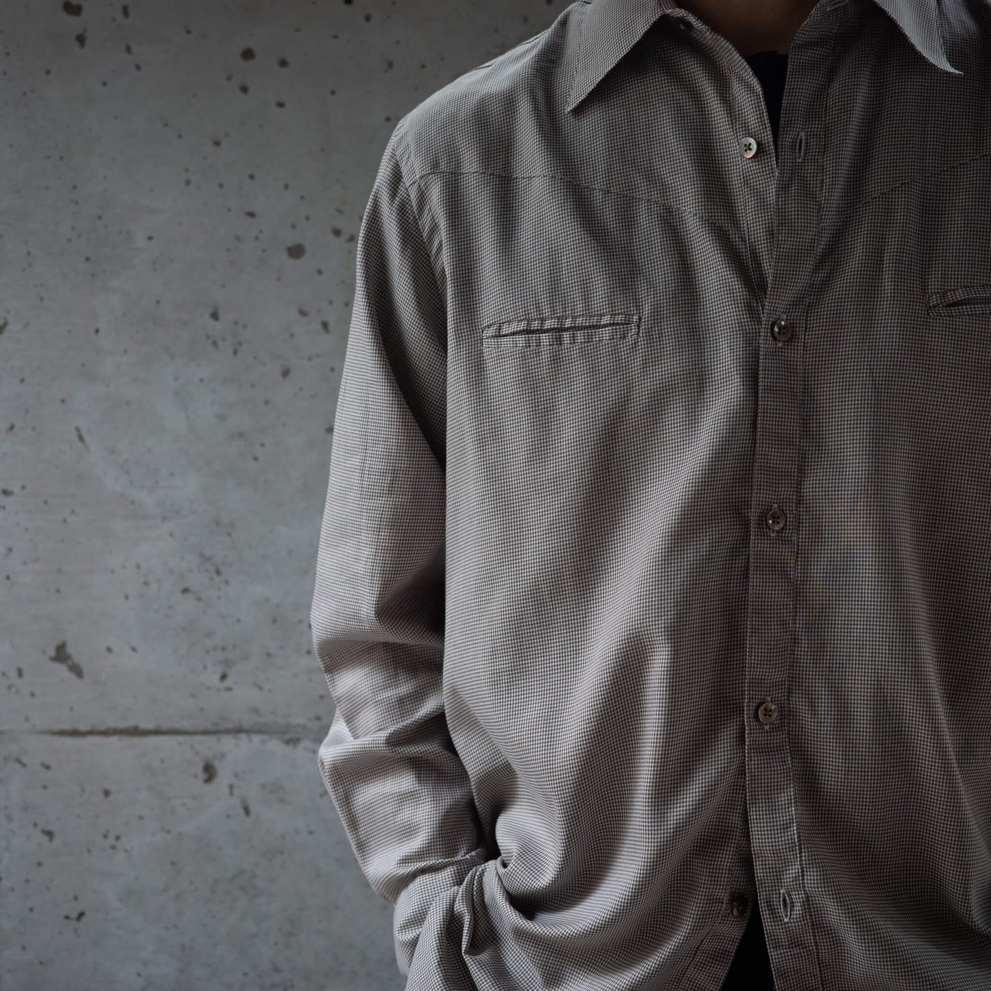 BISOWN(ビソウン)/SZ BOIL COTTON WESTERN SHIRTS/BR