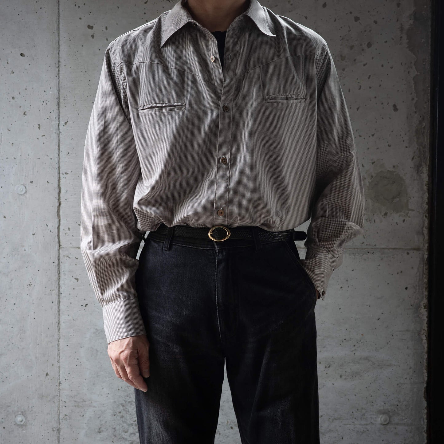 BISOWN(ビソウン)/SZ BOIL COTTON WESTERN SHIRTS/BR