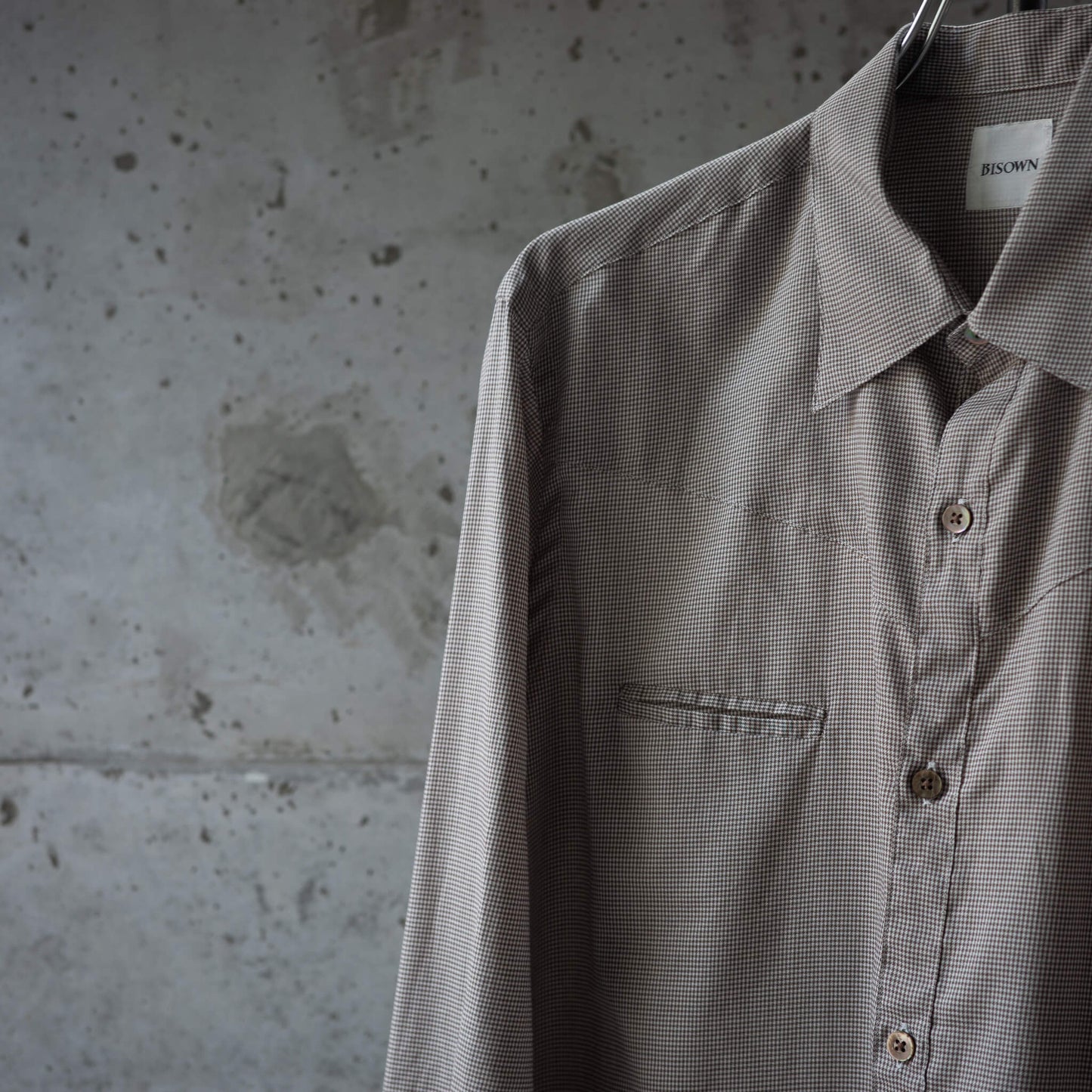 BISOWN(ビソウン)/SZ BOIL COTTON WESTERN SHIRTS/BR