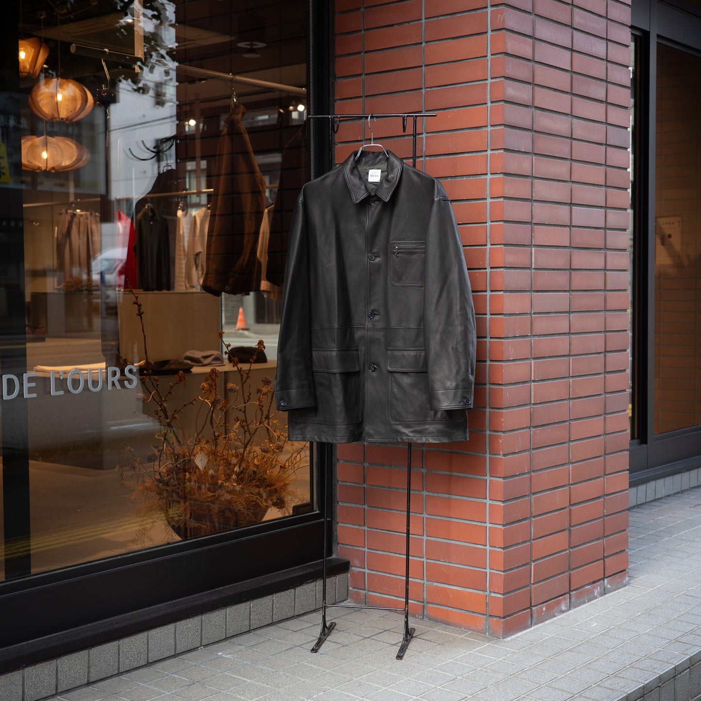 BISOWN(ビソウン)/LUMB LEATHER HUNTING JACKET