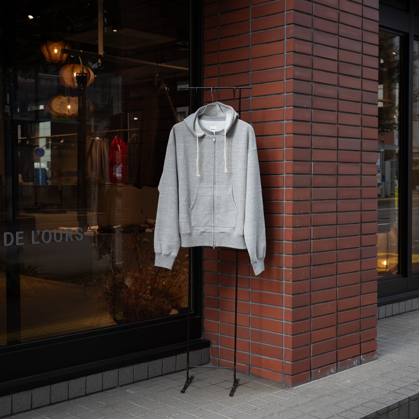 BISOWN(ビソウン)/AFTER HOODIE ZIP UP SWEAT