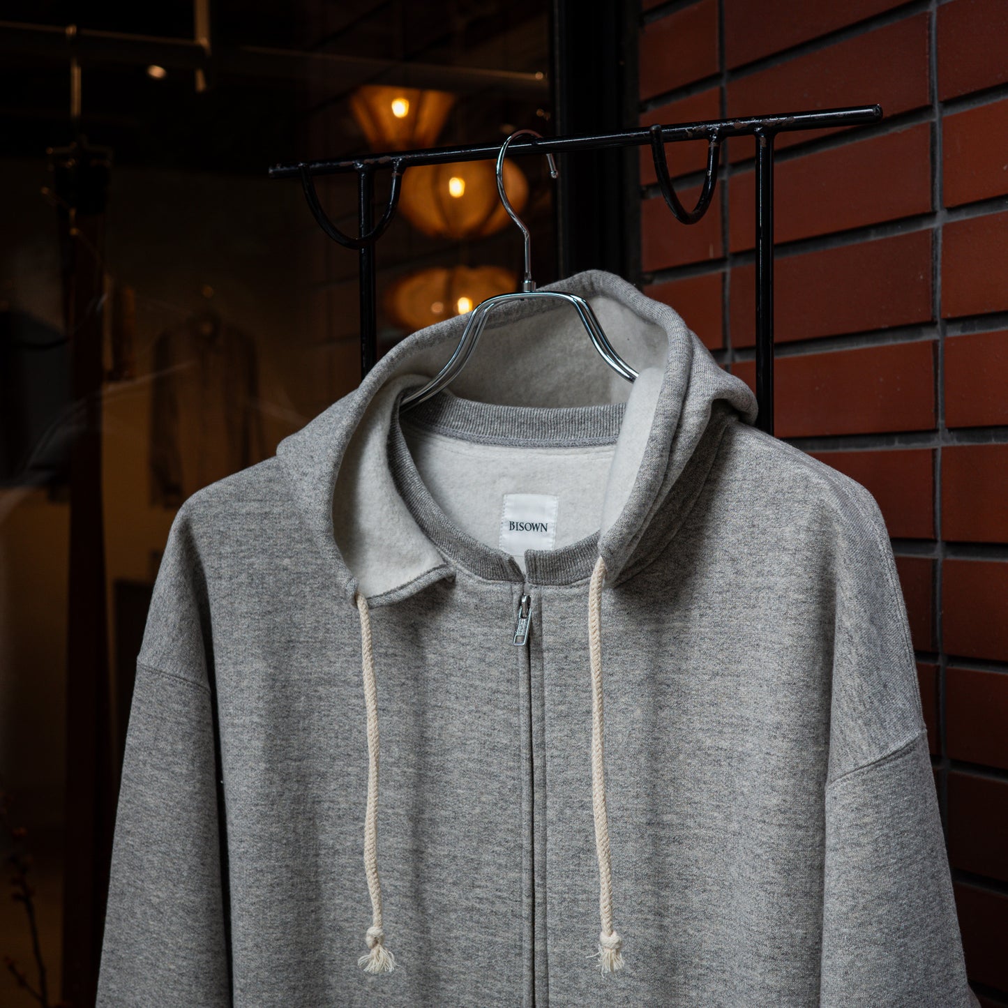 BISOWN(ビソウン)/AFTER HOODIE ZIP UP SWEAT