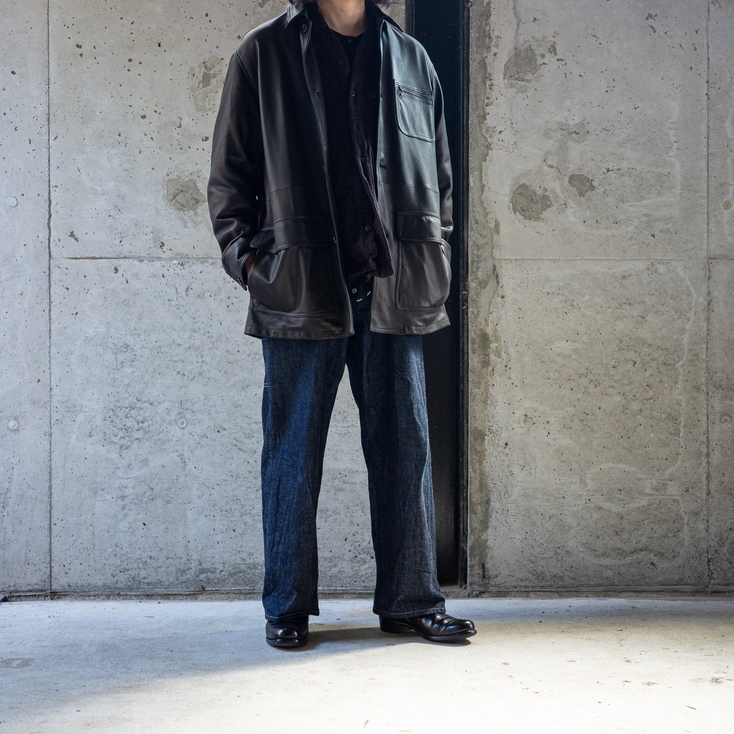BISOWN(ビソウン)/LUMB LEATHER HUNTING JACKET