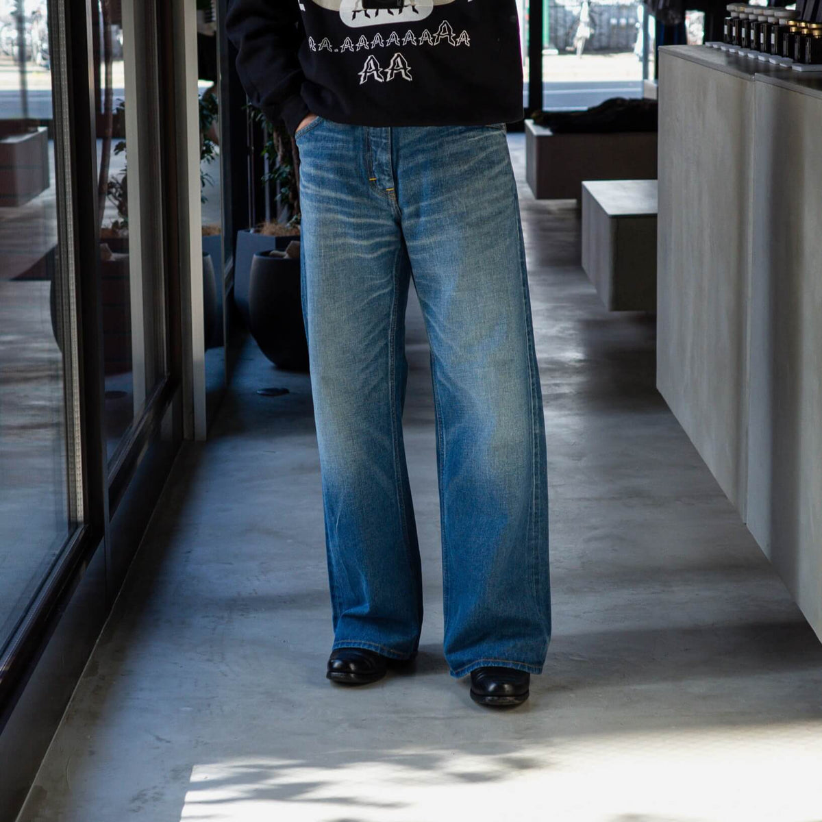 ensou.(エンソウ)/Leeensou Jeans -Used Wash