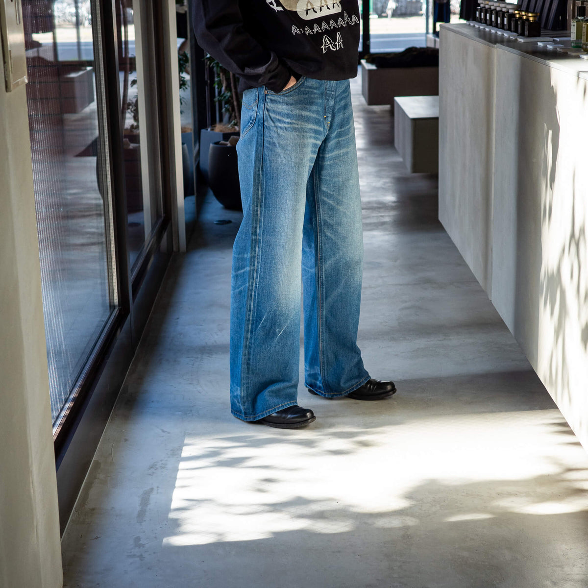ensou.(エンソウ)/Leeensou Jeans -Used Wash